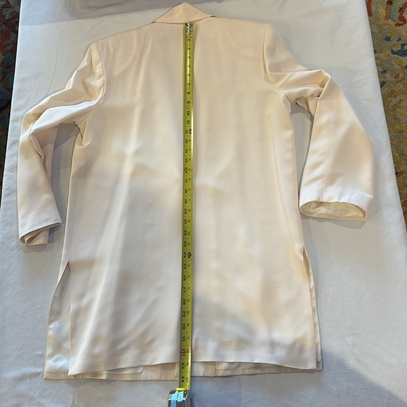 Mark Eisen Dressed Mark Eisen Cream Blazer and Dress Set suit 100% silk EUC - Picture 8 of 12